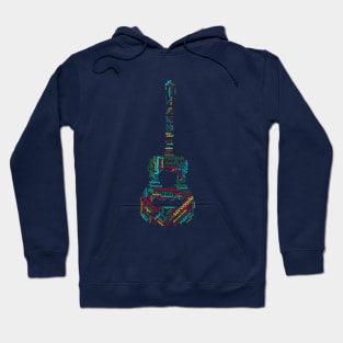 Guitar Grooves, Music's Heartbeat Hoodie